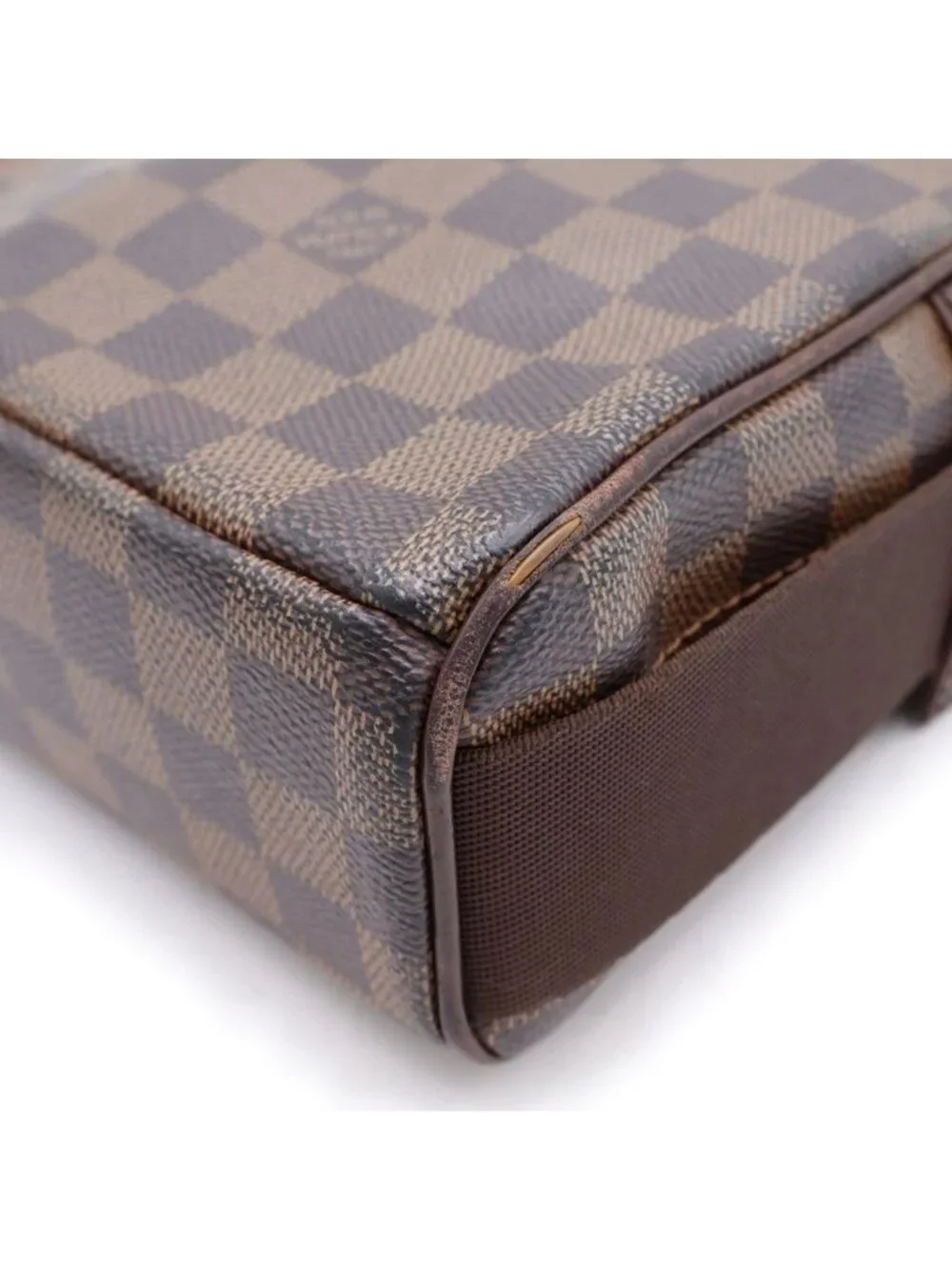 Louis Vuitton Damier Ebene Olaf PM Shoulder Bag Brown